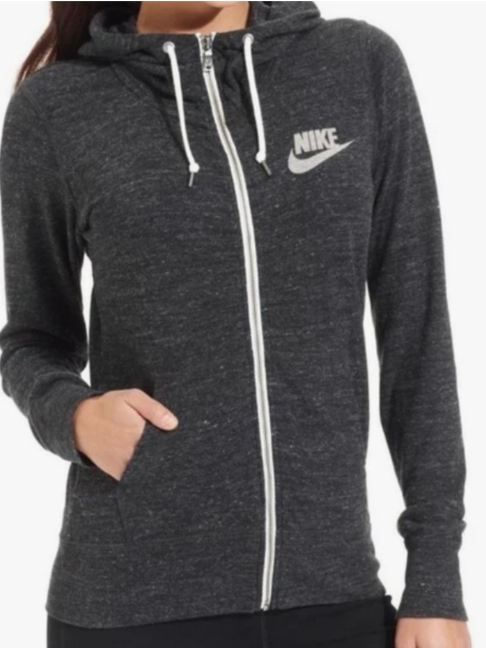 Nike Sportswear Gym Vintage Full-Zip Hoodie size Small